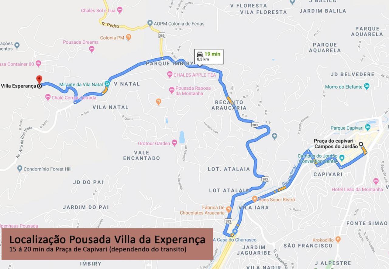 Villa Da Esperanca Campos do Jordão Exteriér fotografie